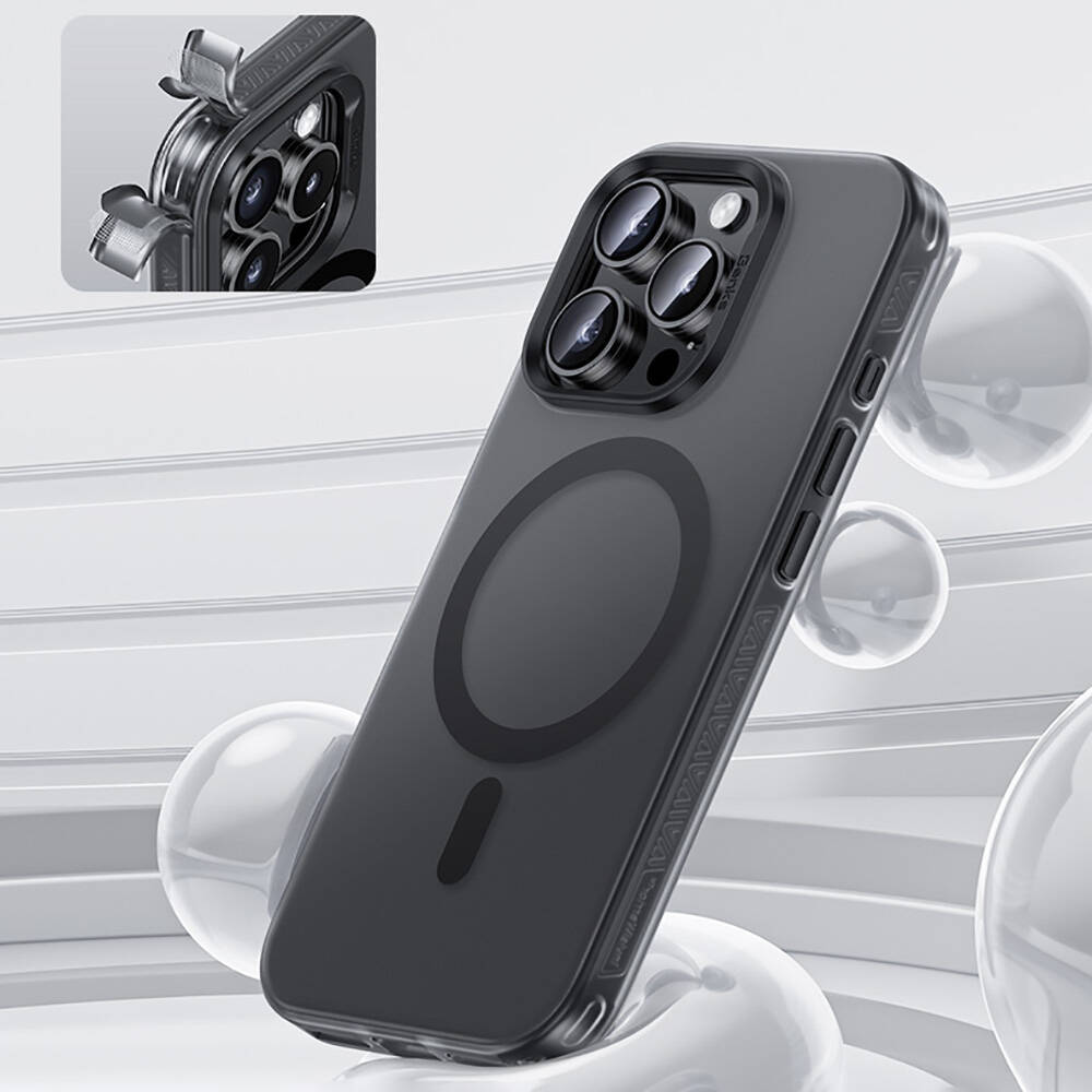 Apple iPhone 16 Pro Kılıf M-safe Şarj Özellikli Benks Lucid Armor Kapak - 7