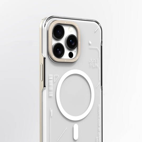 Apple iPhone 16 Pro Kılıf M-safe Şarj Özellikli Çıkarılabilir Arka Yüzeyli Youngkit Mecha Kapak - 10