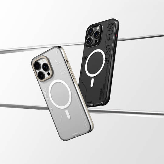 Apple iPhone 16 Pro Kılıf M-safe Şarj Özellikli Çıkarılabilir Arka Yüzeyli Youngkit Mecha Kapak - 19