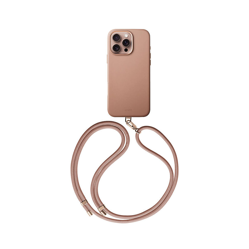 Apple iPhone 16 Pro Kılıf M-safe Şarj Özellikli Soft Arka Yüzey Askı İpli Coehl Muse Kapak - 3