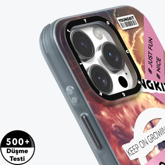 Apple iPhone 16 Pro Kılıf M-safe Şarj Özellikli Youngkit A-City Serisi Kapak - 11