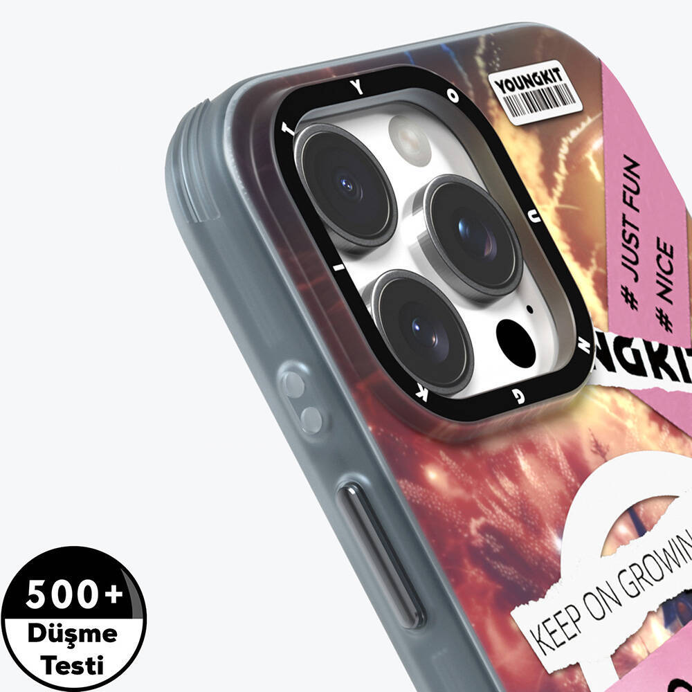 Apple iPhone 16 Pro Kılıf M-safe Şarj Özellikli Youngkit A-City Serisi Kapak - 11