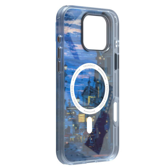 Apple iPhone 16 Pro Kılıf M-safe Şarj Özellikli Youngkit A-City Serisi Kapak - 14