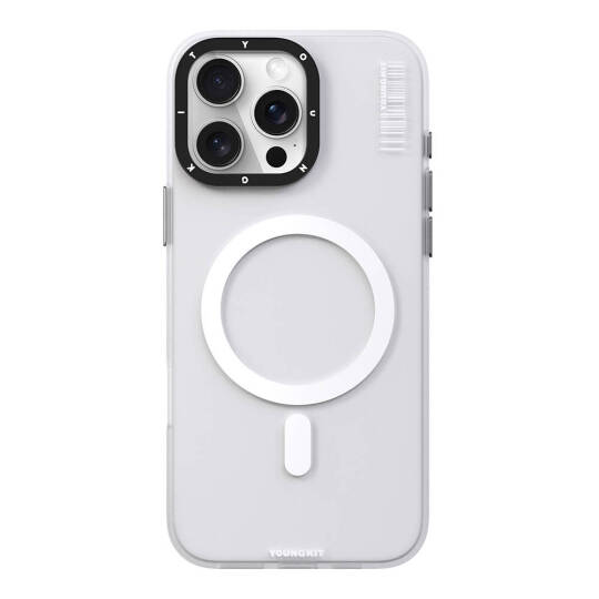 Apple iPhone 16 Pro Kılıf M-safe Şarj Özellikli Youngkit Hidden Sand Serisi Kapak - 6