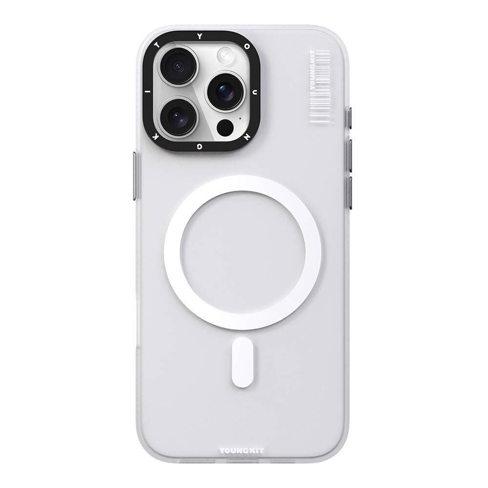 Apple iPhone 16 Pro Kılıf M-safe Şarj Özellikli Youngkit Hidden Sand Serisi Kapak - 6