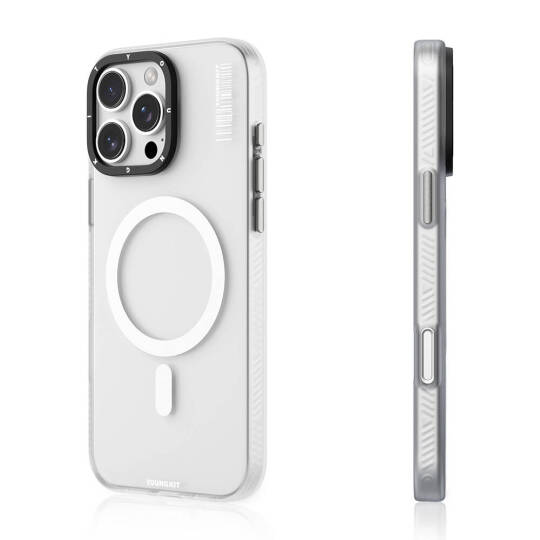 Apple iPhone 16 Pro Kılıf M-safe Şarj Özellikli Youngkit Hidden Sand Serisi Kapak - 3