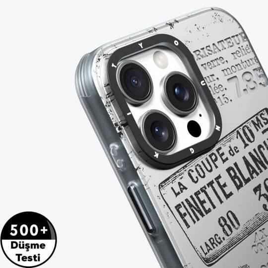 Apple iPhone 16 Pro Kılıf M-safe Şarj Özellikli Youngkit Literary Serisi Retro Magz Kapak - 4