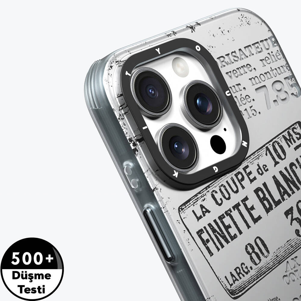 Apple iPhone 16 Pro Kılıf M-safe Şarj Özellikli Youngkit Literary Serisi Retro Magz Kapak - 4
