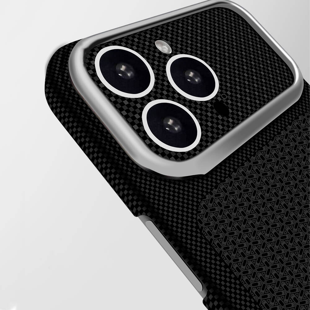Apple iPhone 16 Pro Kılıf M-Safe Şarj Özellikli Zore Paris Nexel Sert PC Kapak - 13