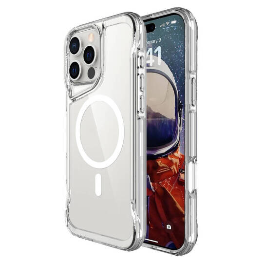 Apple iPhone 16 Pro Kılıf Zore M-safe Şarj Özellikli T-Max M-safe Kapak - 3