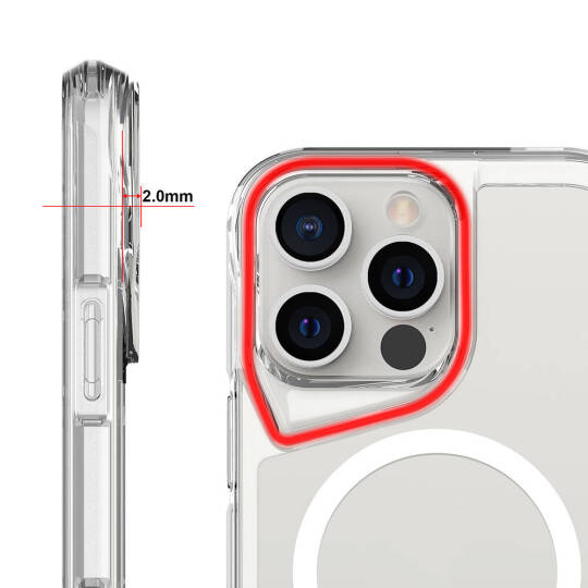 Apple iPhone 16 Pro Kılıf Zore M-safe Şarj Özellikli T-Max M-safe Kapak - 7