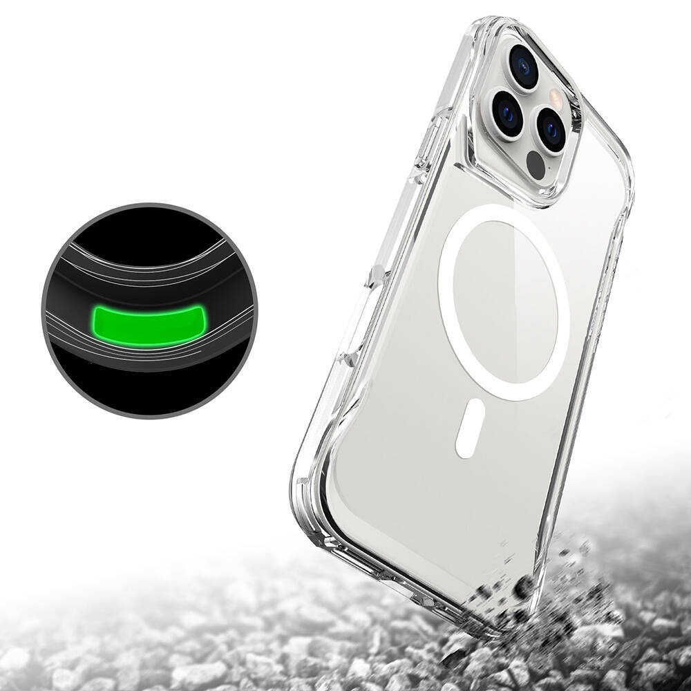 Apple iPhone 16 Pro Kılıf Zore M-safe Şarj Özellikli T-Max M-safe Kapak - 8