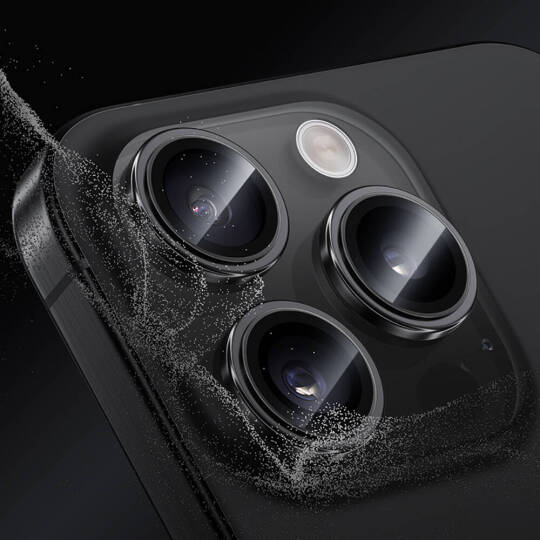 Apple iPhone 16 Pro Max Benks Parlama Önleyici Glass Warrior Metal Kamera Lens Koruyucu - 15