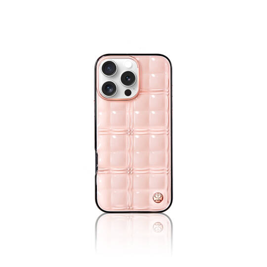 Apple iPhone 16 Pro Max Kılıf Askı Aparatlı Pynana Metal Grid Kapak - 3