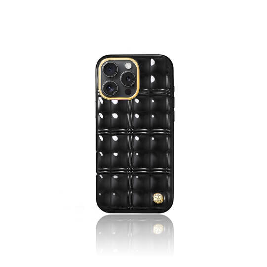 Apple iPhone 16 Pro Max Kılıf Askı Aparatlı Pynana Metal Grid Kapak