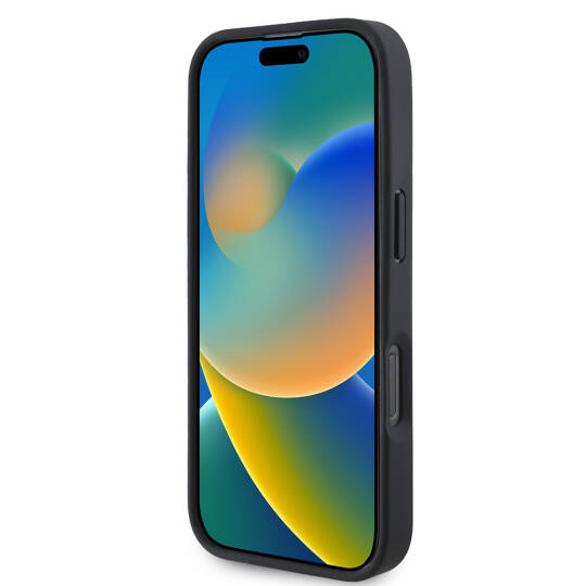 Apple iPhone 16 Pro Max Kılıf BMW Orjinal Lisanslı M-safe Şarj Özellikli M Logolu Üç Çizgili Delikli Deri Kapak - 5