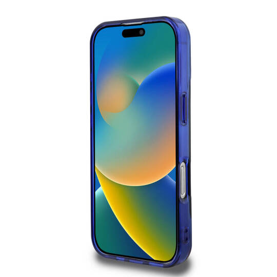 Apple iPhone 16 Pro Max Kılıf BMW Orjinal Lisanslı M-safe Şarj Özellikli M Logolu Üç Renk Çizgili Motorsport Circle Kapak - 17