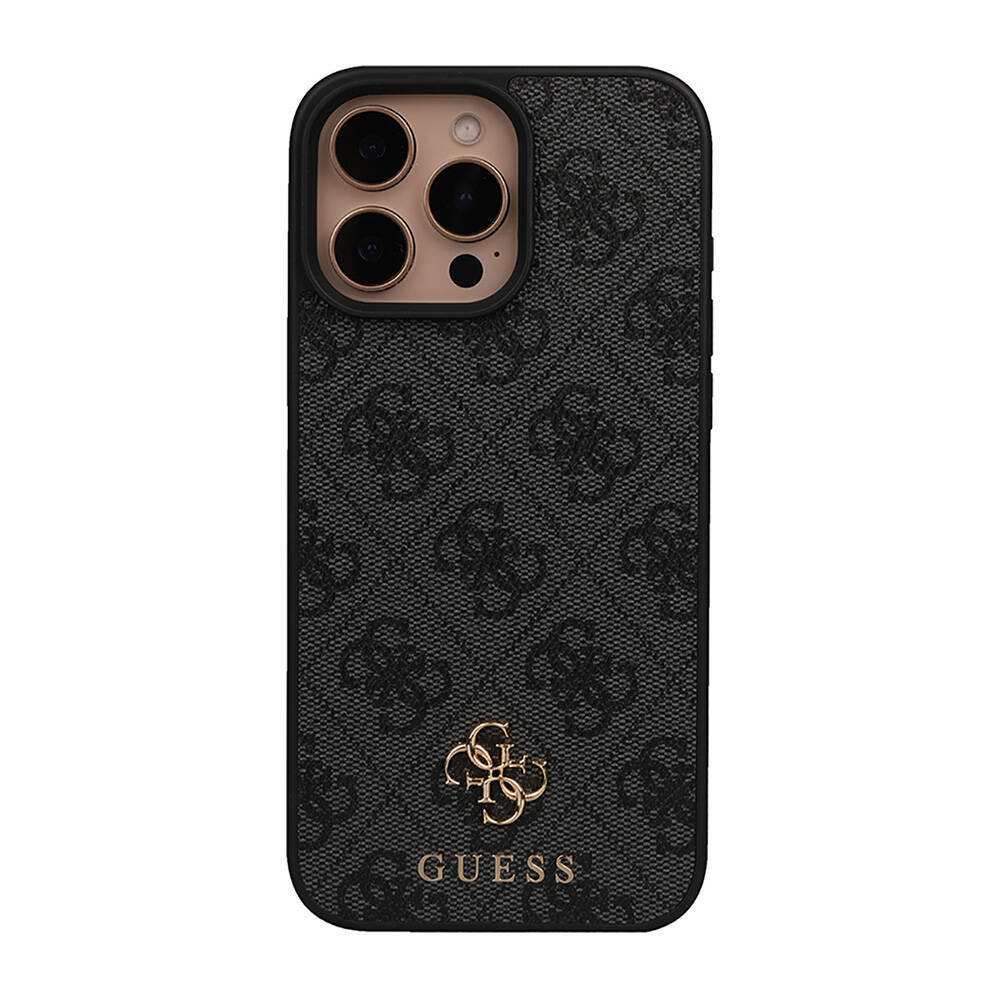 Apple iPhone 16 Pro Max Kılıf Guess Orjinal Lisanslı M-safe Şarj Özellikli Small 4G Classic Kapak - 5