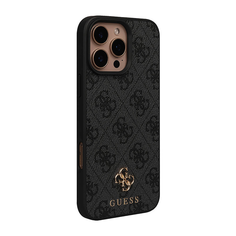 Apple iPhone 16 Pro Max Kılıf Guess Orjinal Lisanslı M-safe Şarj Özellikli Small 4G Classic Kapak - 6