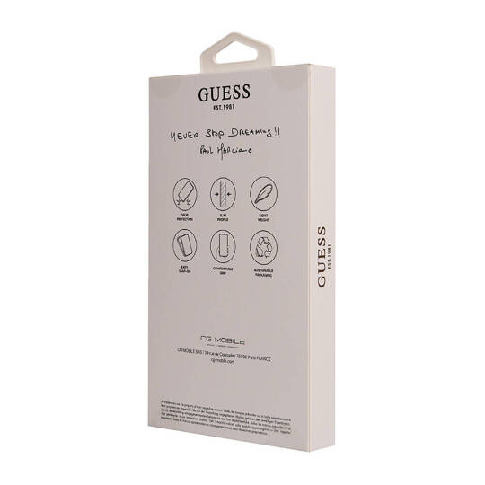Apple iPhone 16 Pro Max Kılıf Guess Orjinal Lisanslı M-safe Şarj Özellikli Small 4G Classic Kapak - 9