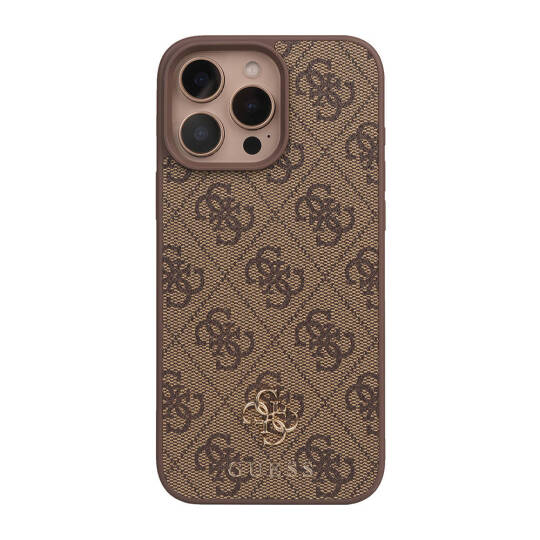 Apple iPhone 16 Pro Max Kılıf Guess Orjinal Lisanslı M-safe Şarj Özellikli Small 4G Classic Kapak - 10