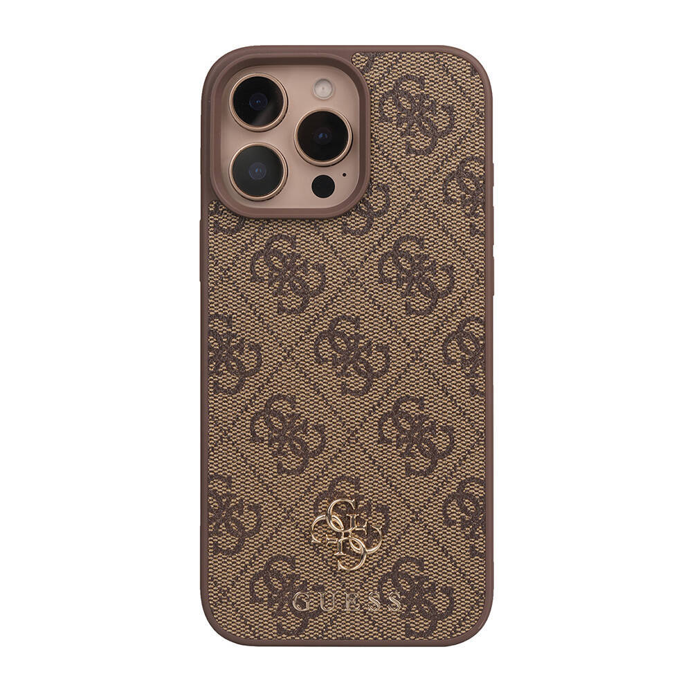 Apple iPhone 16 Pro Max Kılıf Guess Orjinal Lisanslı M-safe Şarj Özellikli Small 4G Classic Kapak - 10