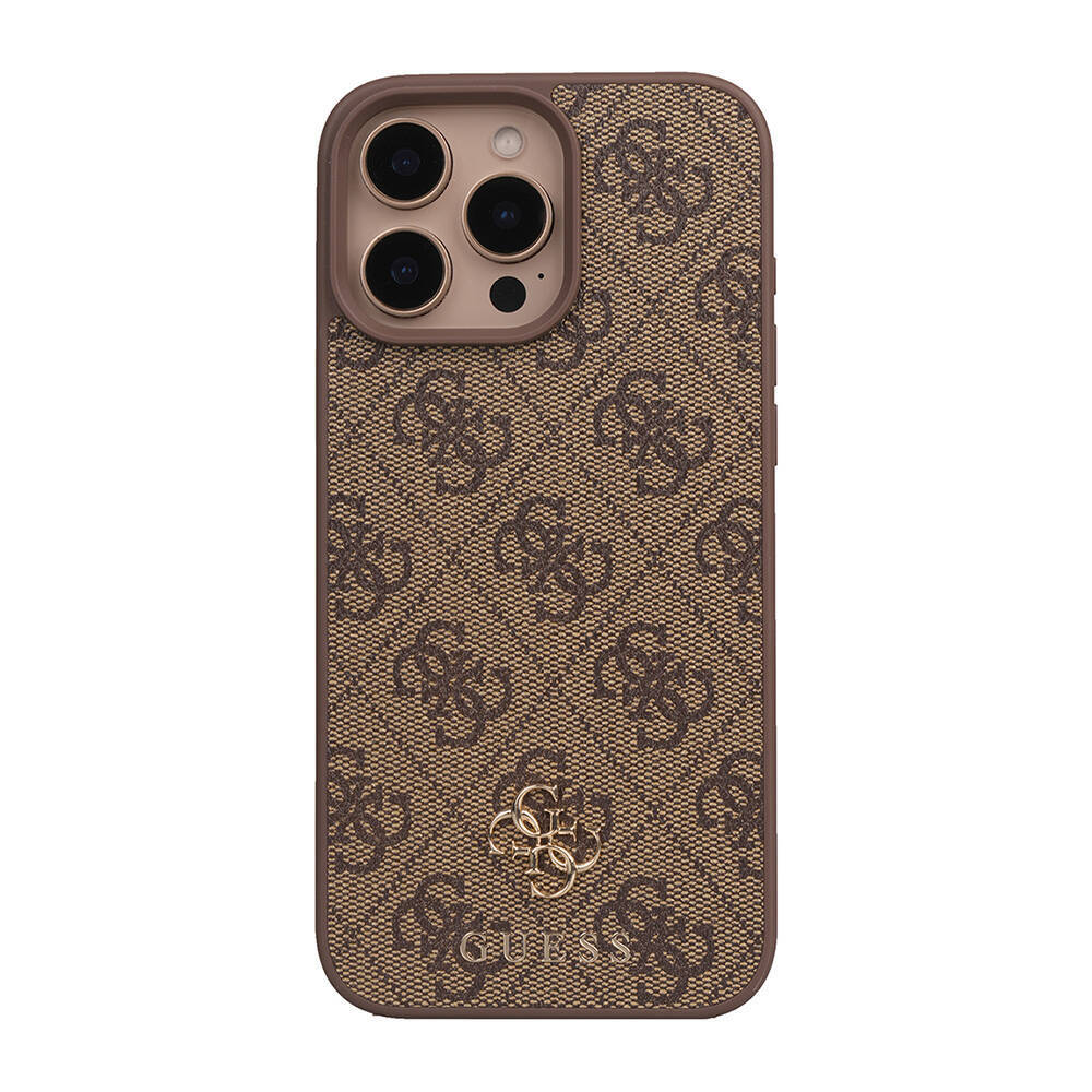 Apple iPhone 16 Pro Max Kılıf Guess Orjinal Lisanslı M-safe Şarj Özellikli Small 4G Classic Kapak - 11