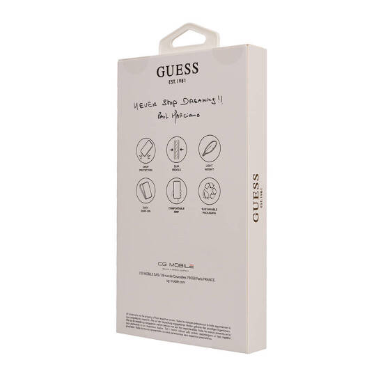 Apple iPhone 16 Pro Max Kılıf Guess Orjinal Lisanslı M-safe Şarj Özellikli Small 4G Classic Kapak - 15