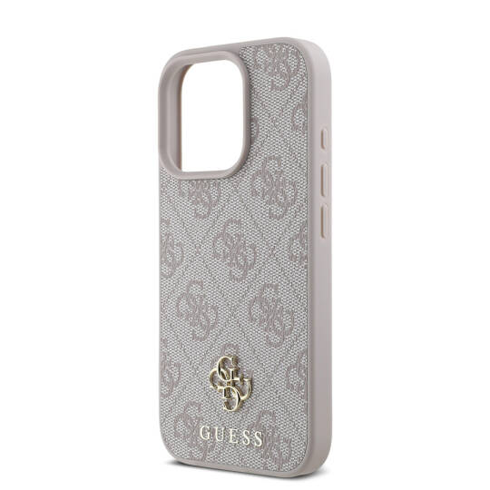Apple iPhone 16 Pro Max Kılıf Guess Orjinal Lisanslı M-safe Şarj Özellikli Small 4G Classic Kapak - 20