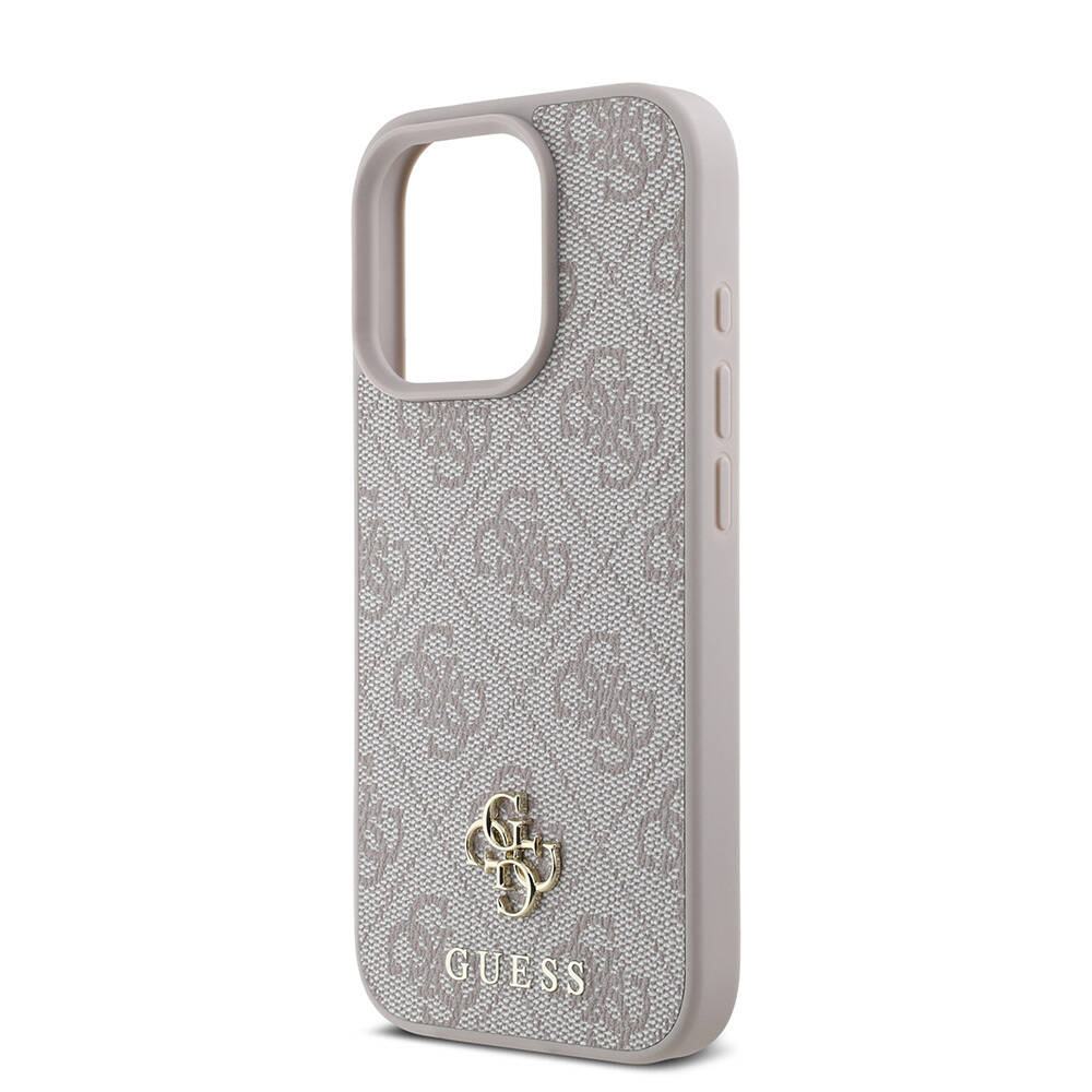 Apple iPhone 16 Pro Max Kılıf Guess Orjinal Lisanslı M-safe Şarj Özellikli Small 4G Classic Kapak - 20