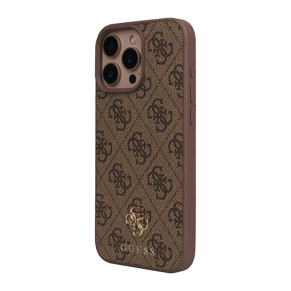 Apple iPhone 16 Pro Max Kılıf Guess Orjinal Lisanslı M-safe Şarj Özellikli Small 4G Classic Kapak - 2