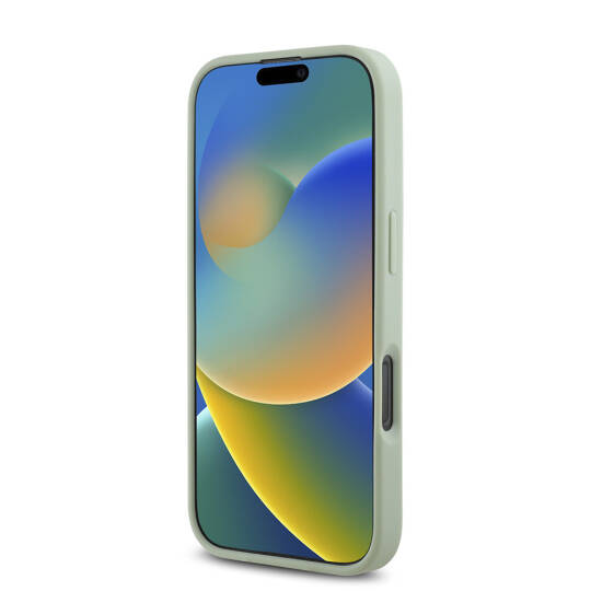 Apple iPhone 16 Pro Max Kılıf Guess Orjinal Lisanslı M-safe Şarj Özellikli Yazı Logolu Grained Kapak - 23