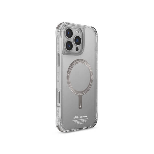 Apple iPhone 16 Pro Max Kılıf M-safe Şarj Özellikli Airbagli Şeffaf SkinArma Saido Prime Kapak - 4