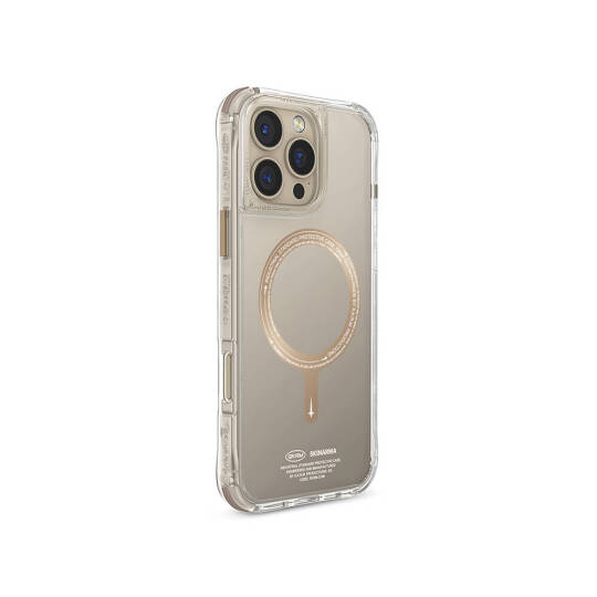 Apple iPhone 16 Pro Max Kılıf M-safe Şarj Özellikli Airbagli Şeffaf SkinArma Saido Prime Kapak - 7