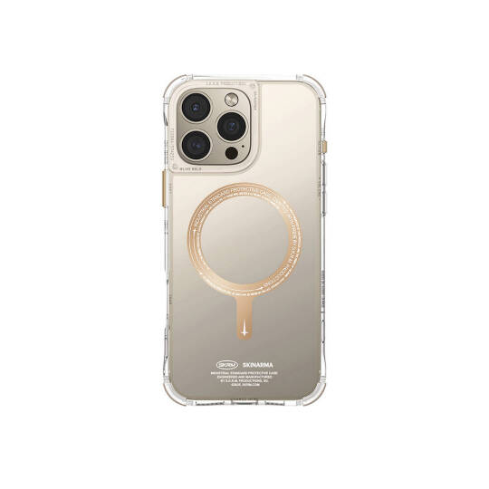 Apple iPhone 16 Pro Max Kılıf M-safe Şarj Özellikli Airbagli Şeffaf SkinArma Saido Prime Kapak