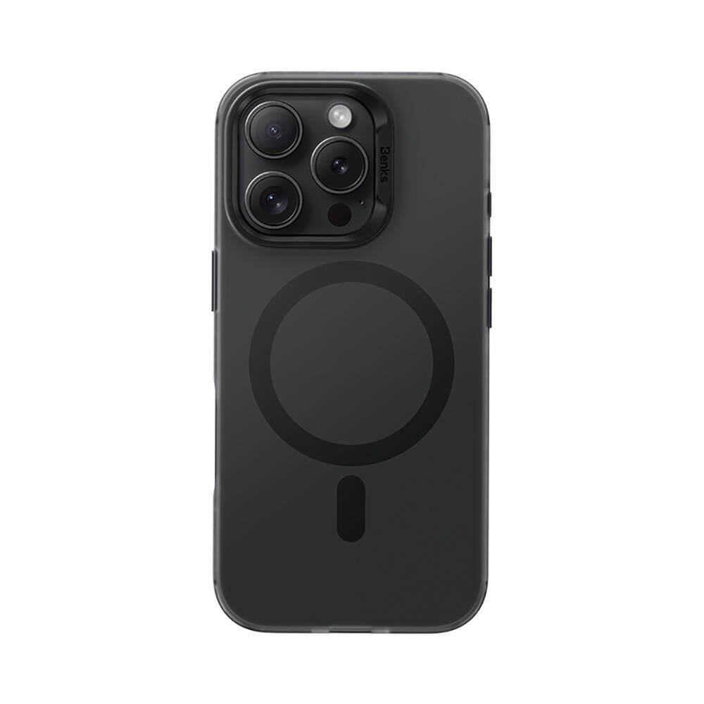 Apple iPhone 16 Pro Max Kılıf M-safe Şarj Özellikli Benks Lucid Armor Kapak - 4