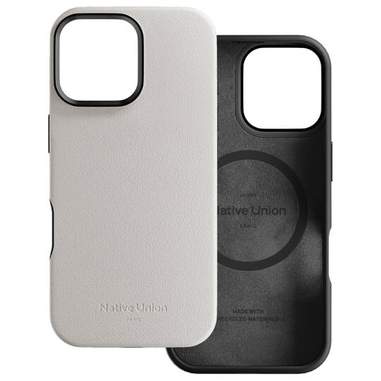 Apple iPhone 16 Pro Max Kılıf M-safe Şarj Özellikli Deri Görünümlü Native Union 2024 Active Serisi Kapak - 7