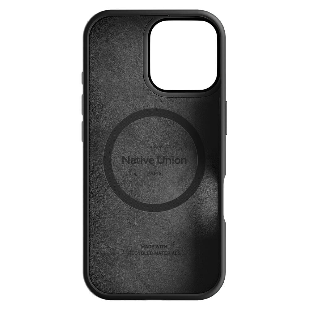 Apple iPhone 16 Pro Max Kılıf M-safe Şarj Özellikli Deri Görünümlü Native Union 2024 Active Serisi Kapak - 3