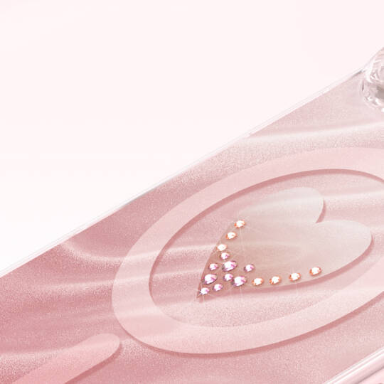 Apple iPhone 16 Pro Max Kılıf M-Safe Şarj Özellikli Orjinal Swarovski Taşlı Zore Paris Rovix Sert PC Kapak - 16
