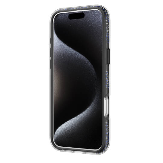 Apple iPhone 16 Pro Max Kılıf M-safe Şarj Özellikli Raptic AirJoy Serisi Boncuk Tasarımlı Şeffaf Kapak - 9