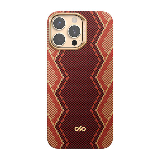 Apple iPhone 16 Pro Max Kılıf M-safe Şarj Özellikli Raptic Aramid Skin Bionic Serisi Karbon Kapak