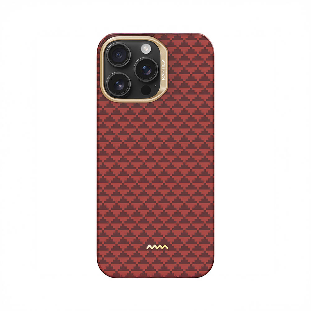 Apple iPhone 16 Pro Max Kılıf M-safe Şarj Özellikli Raptic Aramid Skin Origin Serisi Karbon Kapak - 8