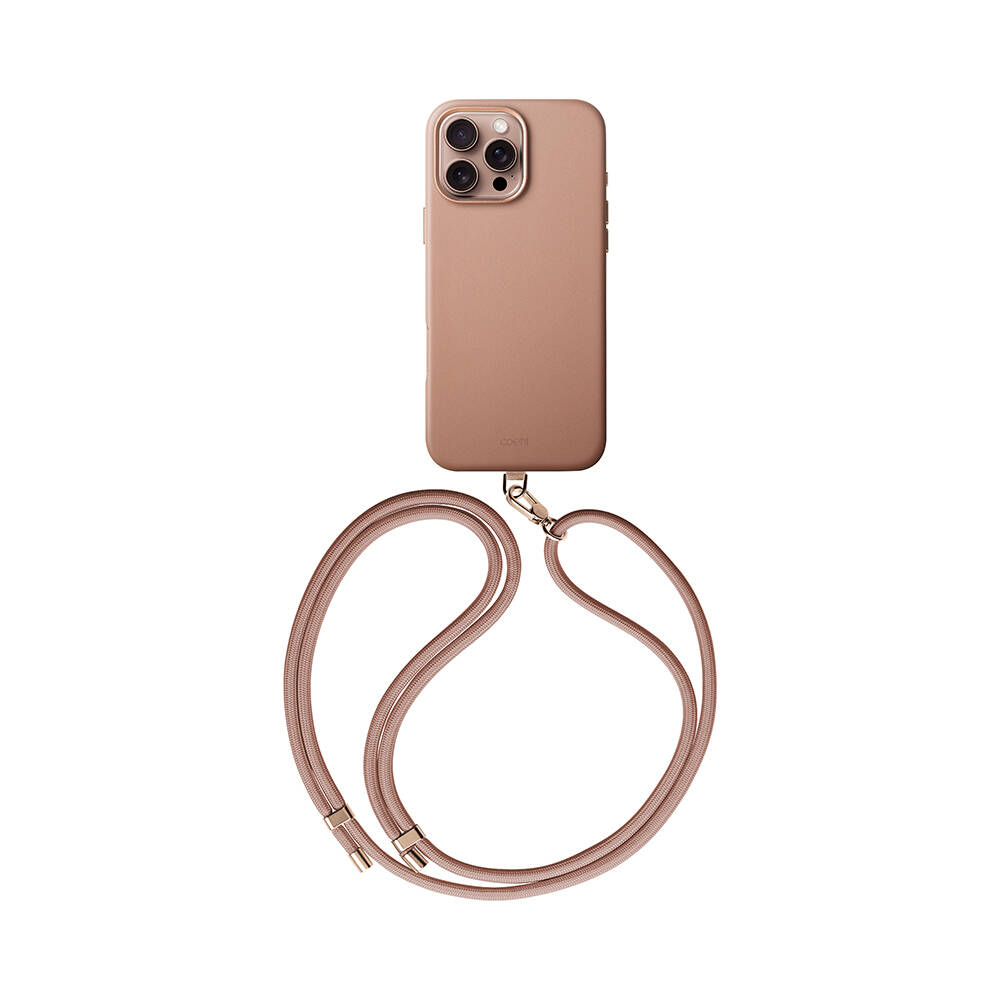 Apple iPhone 16 Pro Max Kılıf M-safe Şarj Özellikli Soft Arka Yüzey Askı İpli Coehl Muse Kapak - 2