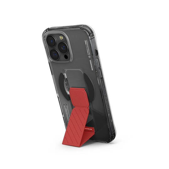 Apple iPhone 16 Pro Max Kılıf M-safe Şarj Özellikli Teknoloji Desenli Standlı Skinarma Axon Kapak - 6