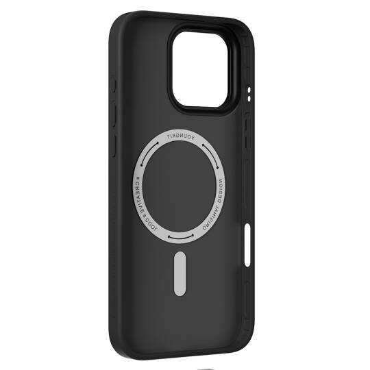Apple iPhone 16 Pro Max Kılıf M-safe Şarj Özellikli Youngkit Canvas Serisi Kapak - 14