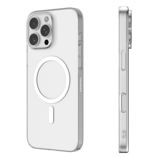 Apple iPhone 16 Pro Max Kılıf M-safe Şarj Özellikli Youngkit High Definition Serisi Kapak - 3