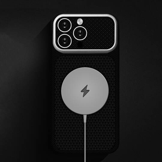 Apple iPhone 16 Pro Max Kılıf M-Safe Şarj Özellikli Zore Paris Nexel Sert PC Kapak - 3