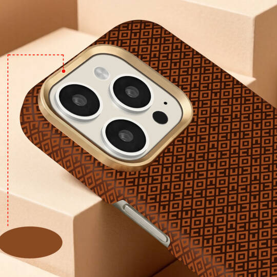 Apple iPhone 16 Pro Max Kılıf M-Safe Şarj Özellikli Zore Paris Vax Sert PC Kapak - 6