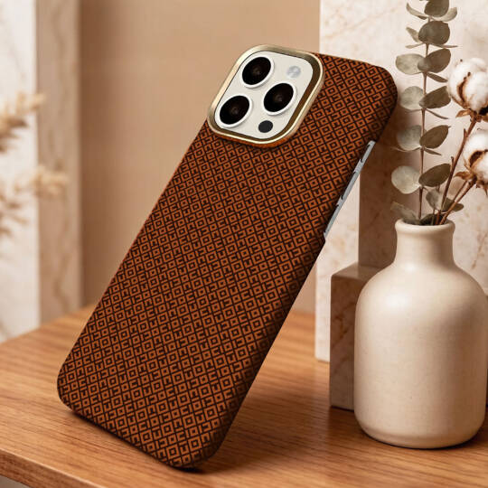 Apple iPhone 16 Pro Max Kılıf M-Safe Şarj Özellikli Zore Paris Vax Sert PC Kapak - 7