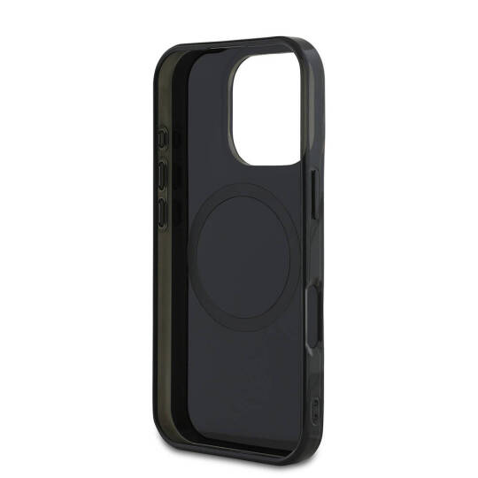 Apple iPhone 16 Pro Max Kılıf Mercedes Benz Orjinal Lisanslı M-safe Şarj Özellikli Çift Katmanlı Paralel Çizgi Desenli Kapak - 9